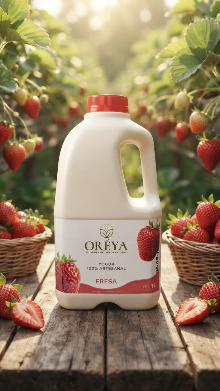 Yogur de fresa ORÉYA