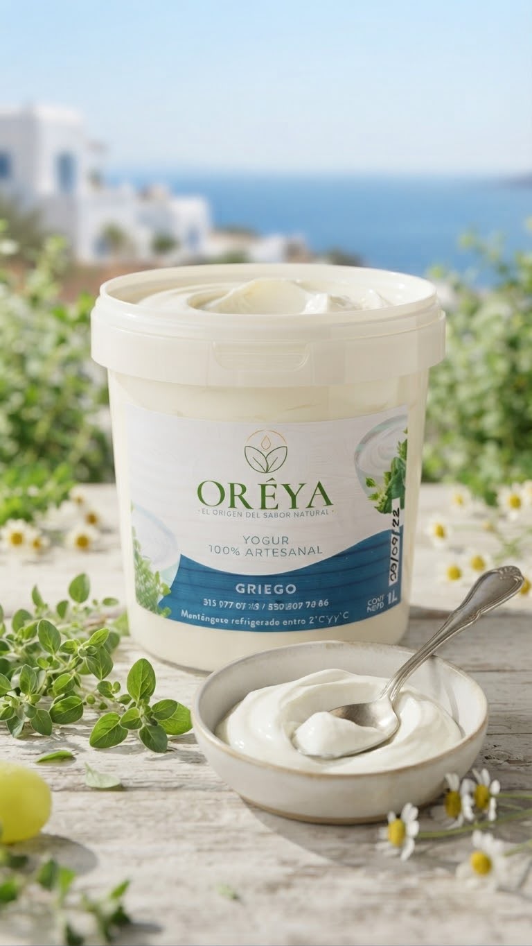 Yogur griego natural ORÉYA