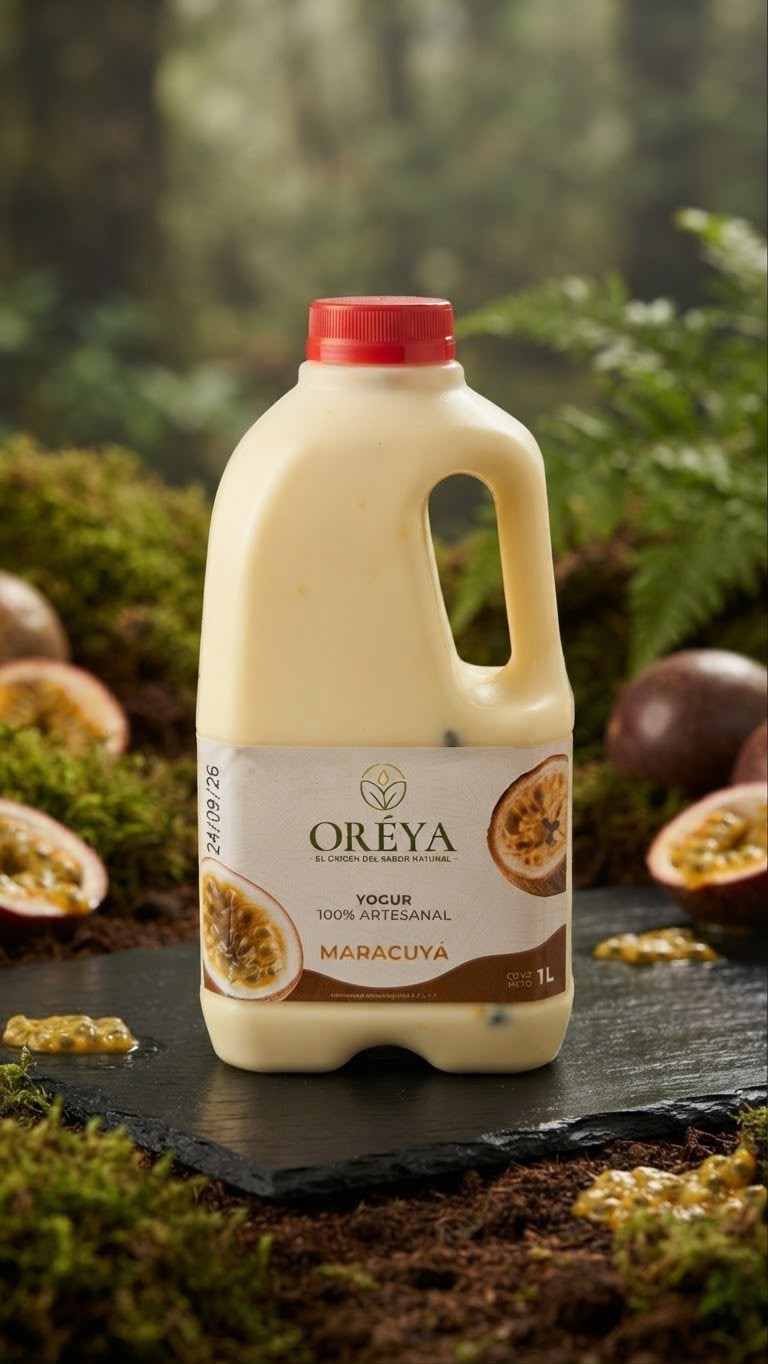 Yogur de maracuyá ORÉYA